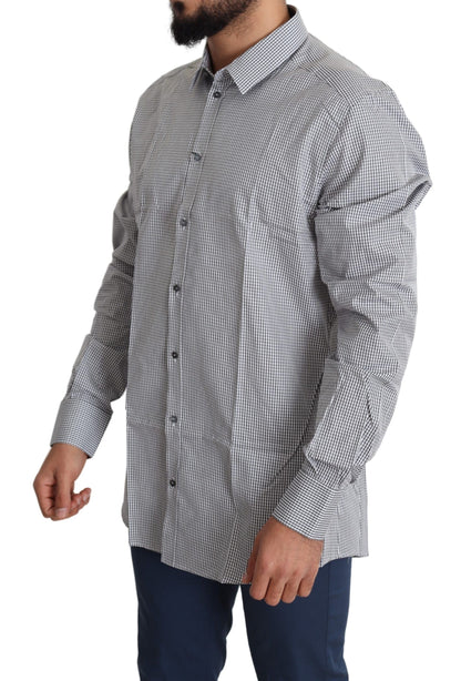 Dolce &amp; Gabbana Ternet Slim Fit Bomuldsskjorte