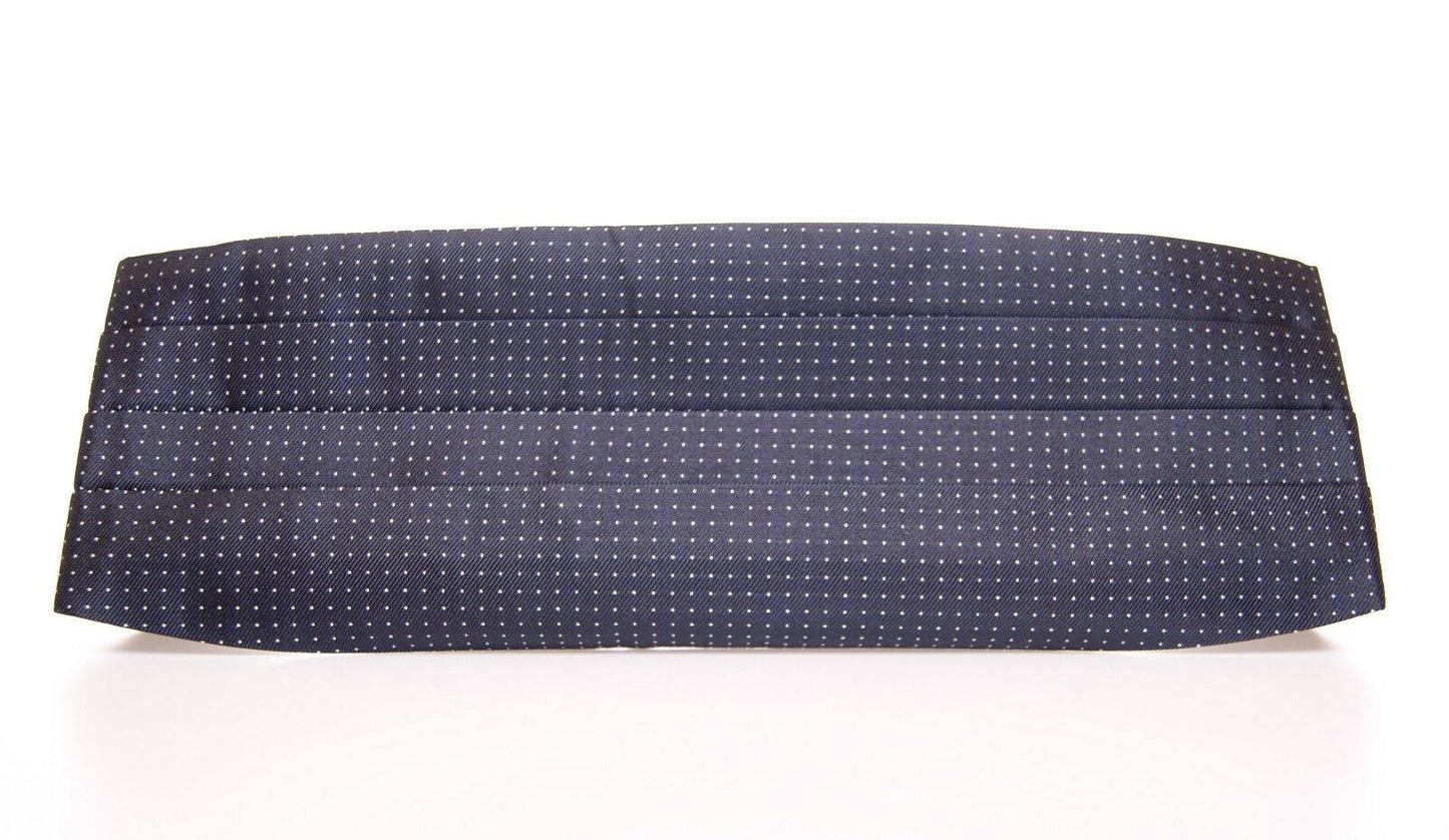 Dolce &amp; Gabbana Elegant Silk Polka Dot Cummerbund