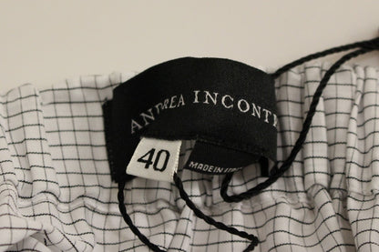 Andrea Incontri Chic Hvid Mini Nederdel - Elegant &amp; Tidløs
