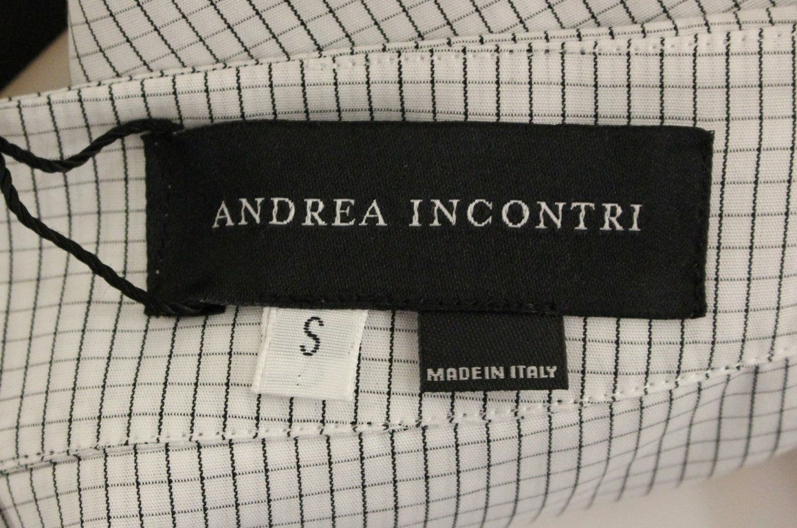 Andrea Incontri Chic hvidternede bomuldshorts