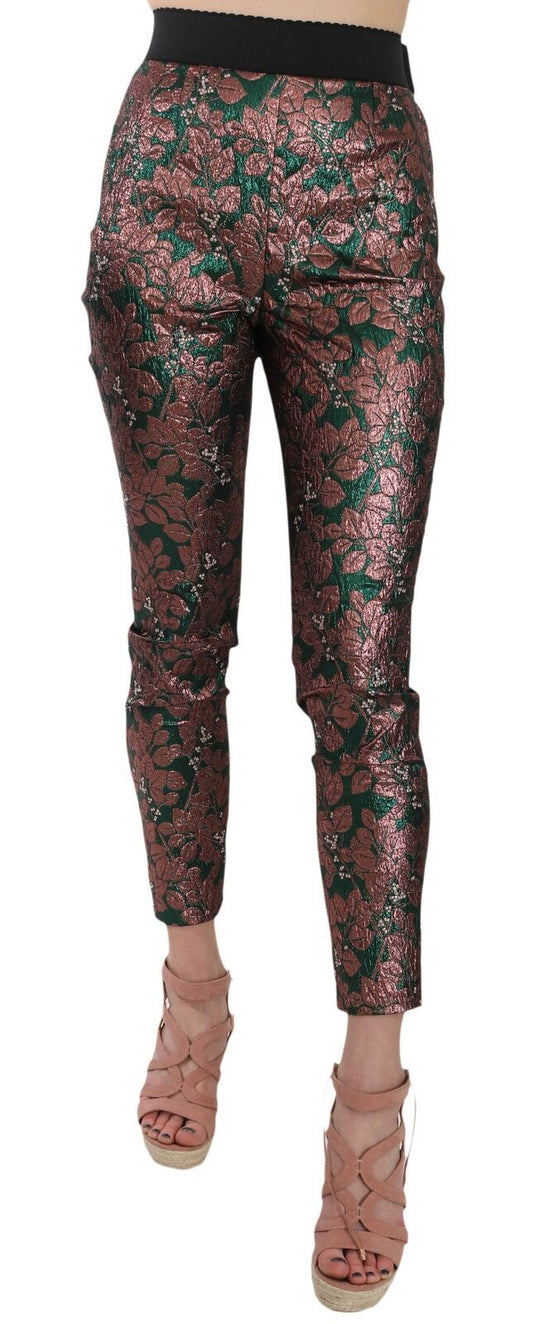 Dolce &amp; Gabbana Elegante Flerfarvede Designerbukser