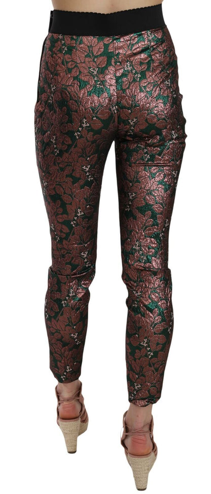 Dolce &amp; Gabbana Elegante Flerfarvede Designerbukser