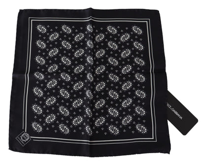 Dolce &amp; Gabbana Elegant Silkemønstret Pocket Square