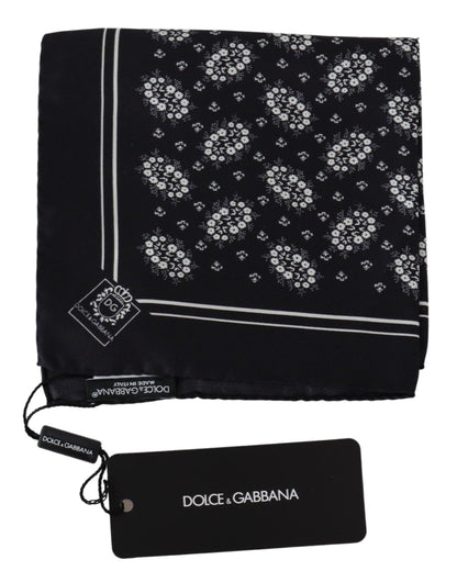 Dolce &amp; Gabbana Elegant Silkemønstret Pocket Square