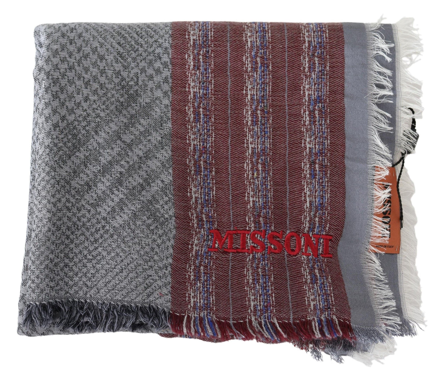 Missoni Chic Multicolor Wool Blend Designer tørklæde