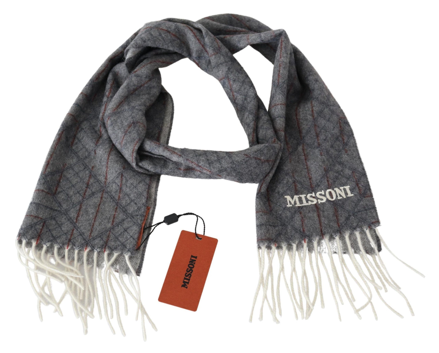 Missoni Elegant Unisex Cashmere tørklæde med signaturmønster