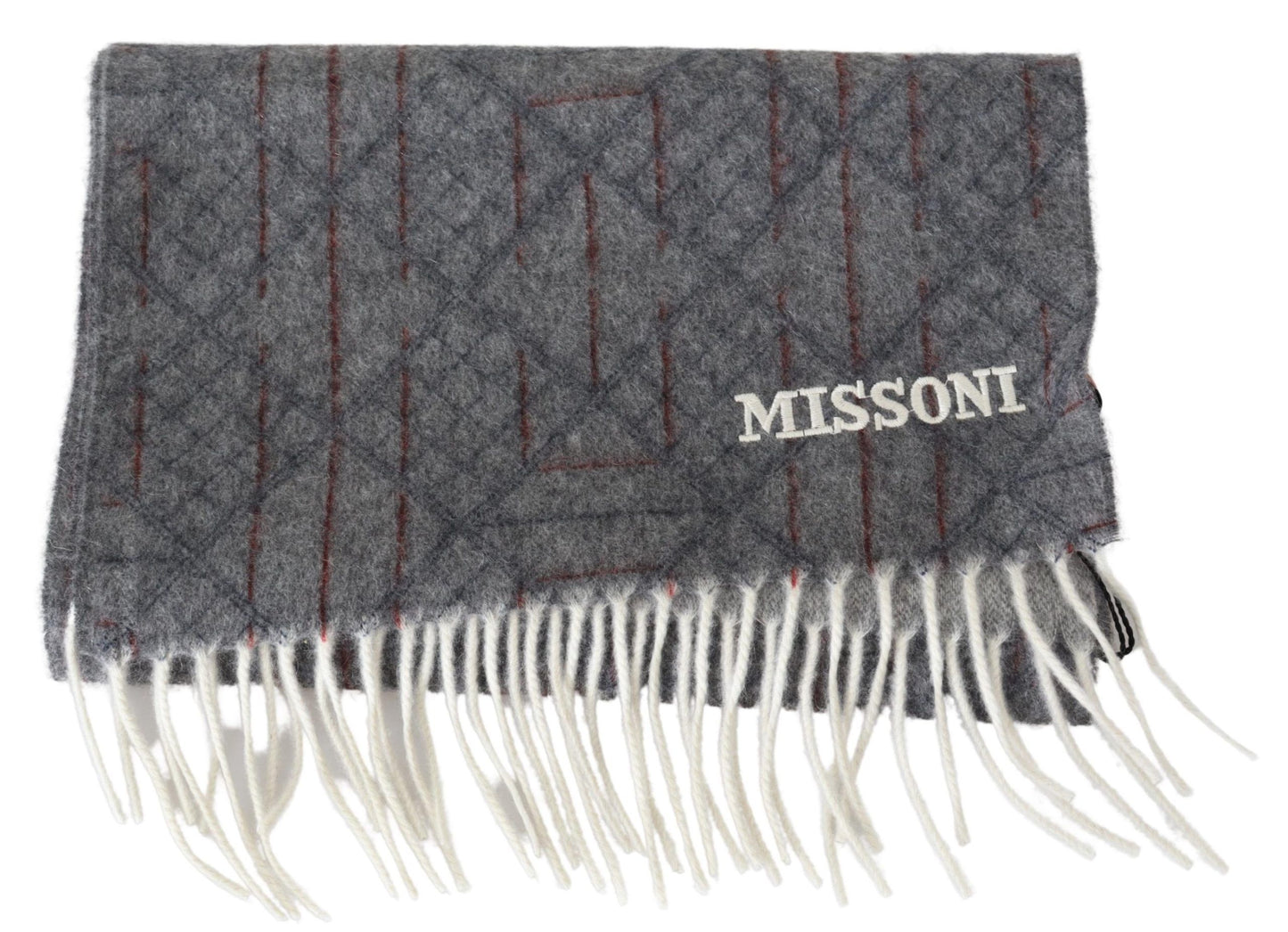 Missoni Elegant Unisex Cashmere tørklæde med signaturmønster