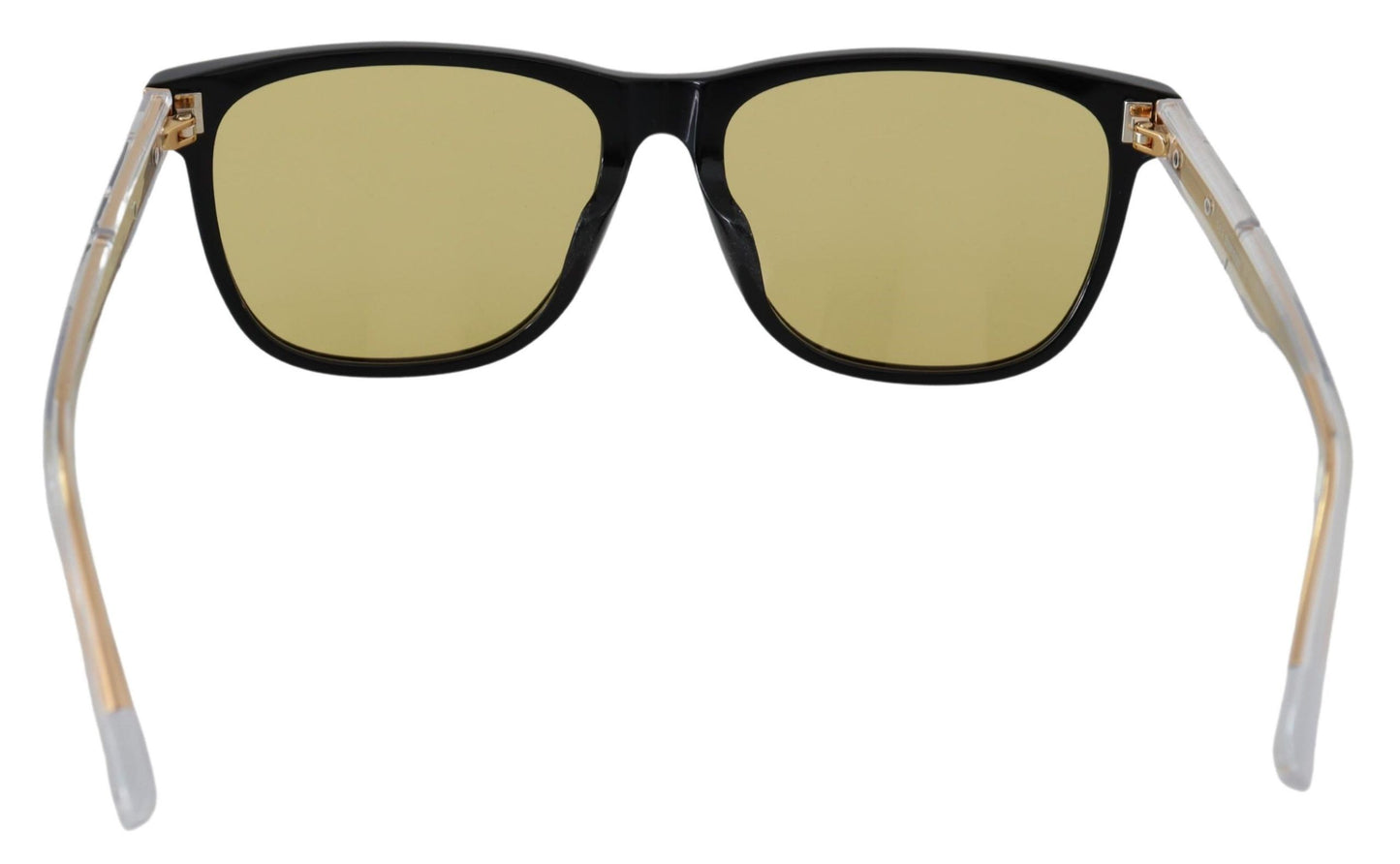 Diesel Chic Black Acetate solbriller med gule linser