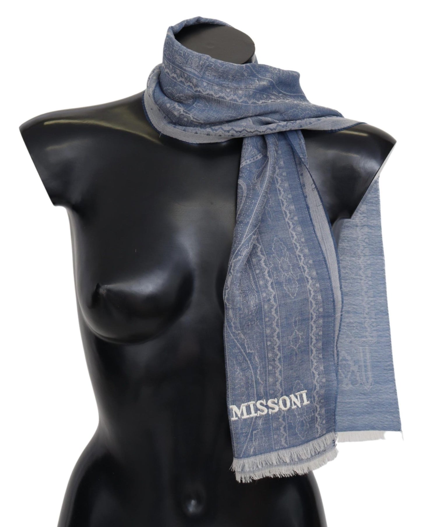 Missoni Elegant Cashmere mønstret tørklæde