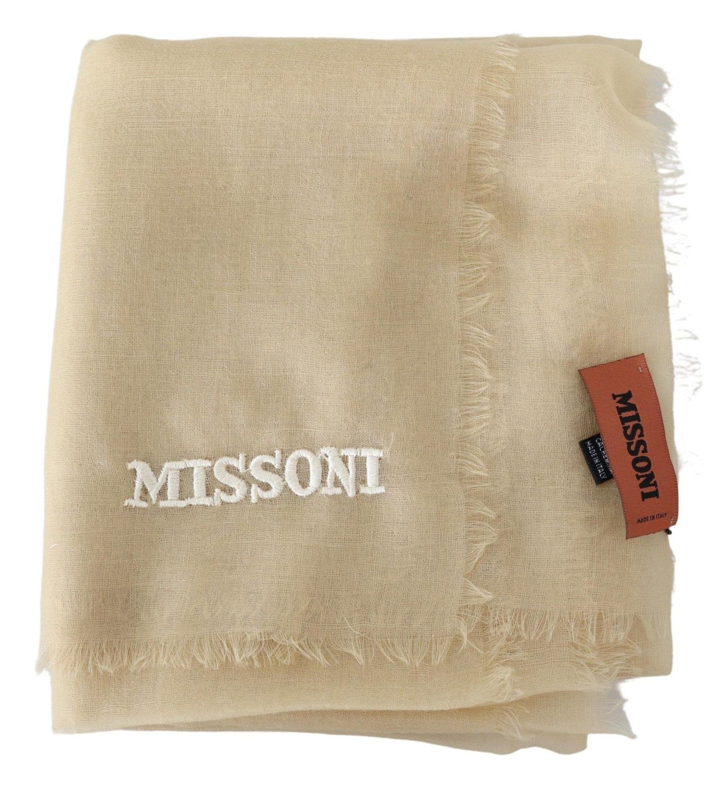 Missoni Elegant Cashmere tørklæde i Beige