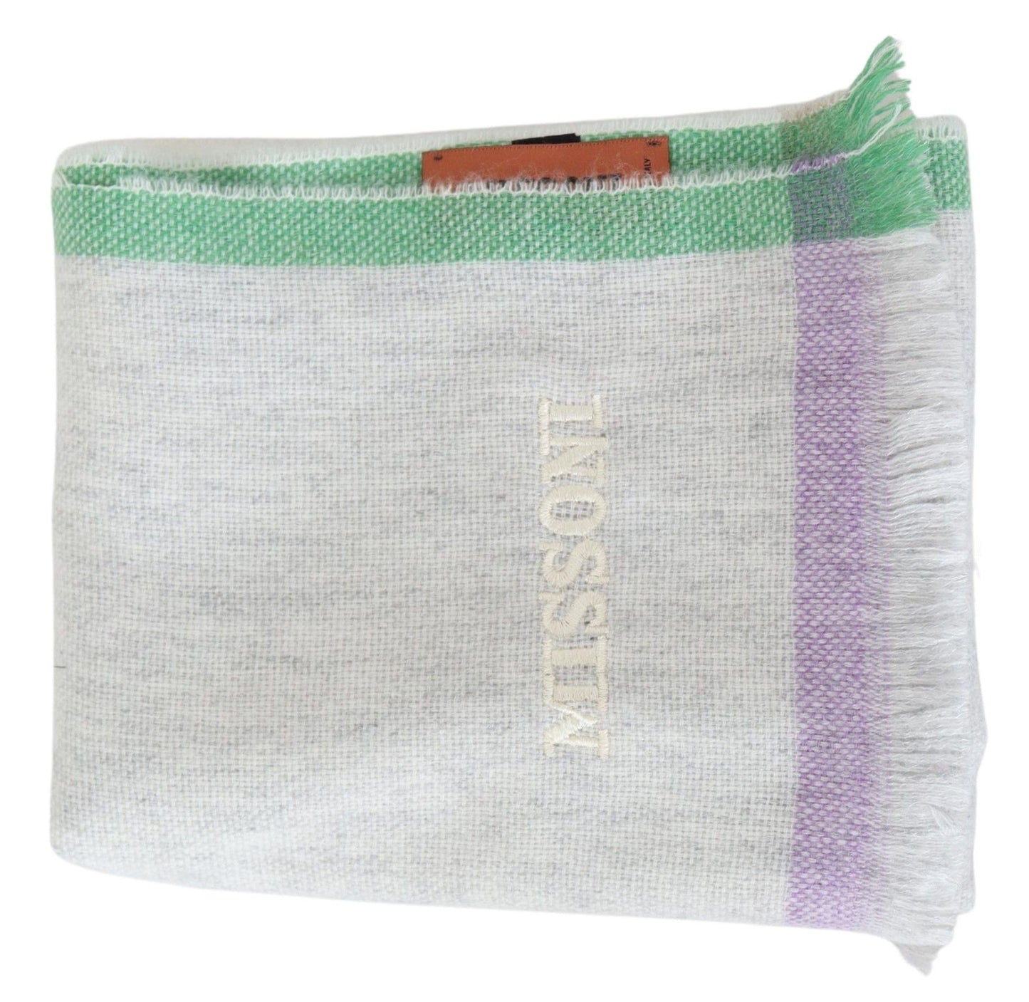 Missoni Multicolor Cashmere Line mønster tørklæde