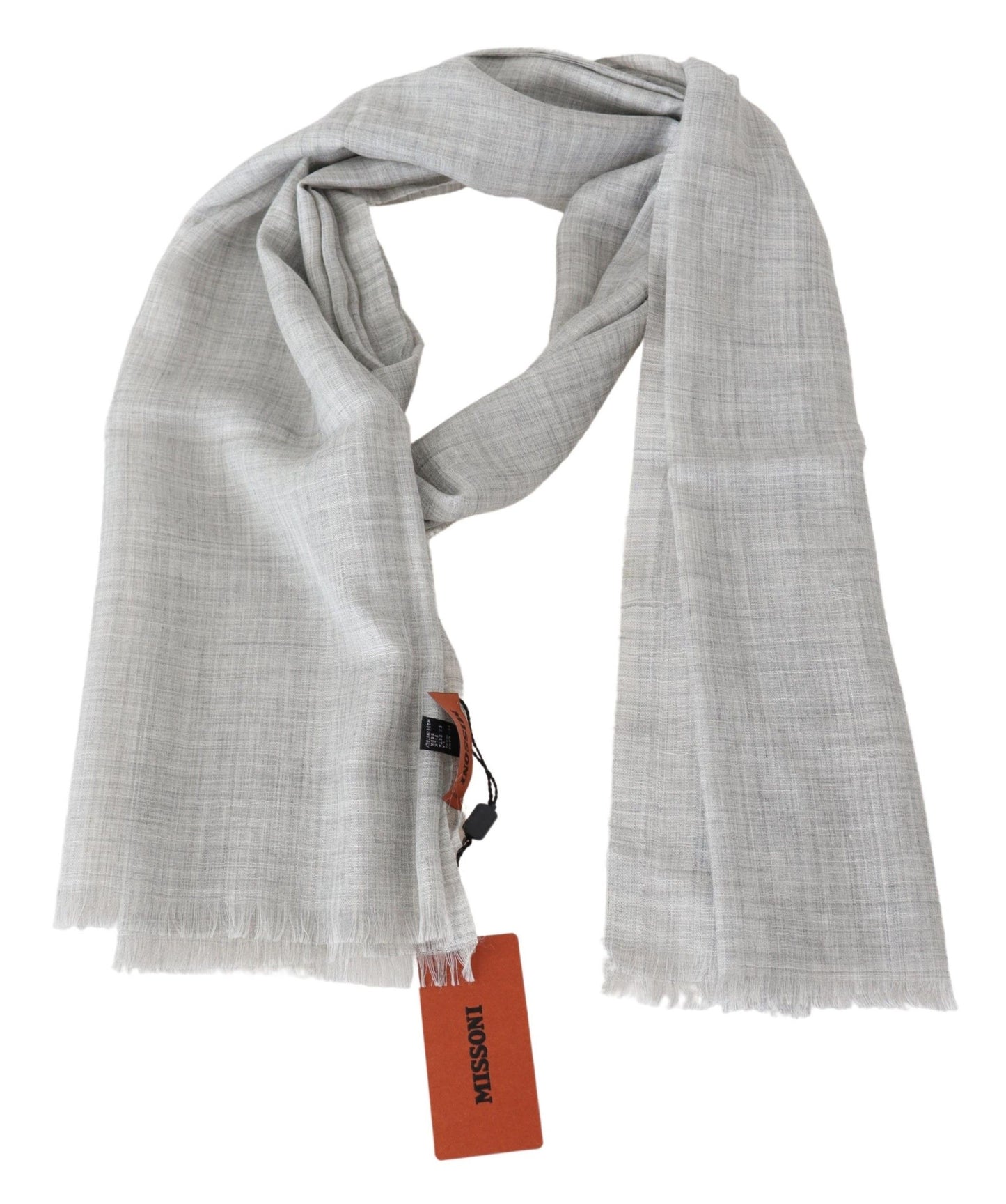 Missoni Elegant beige uldsilke unisex tørklæde