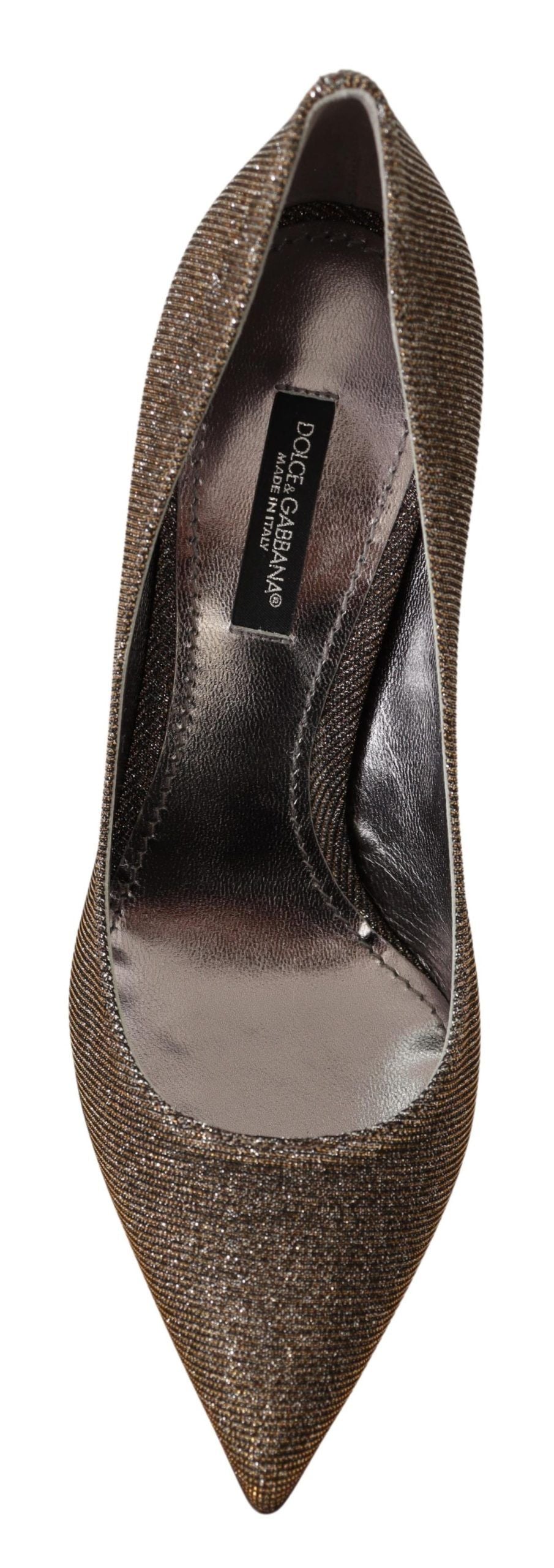 Dolce &amp; Gabbana Elegante Sølvfarvede Pumps Klassiske