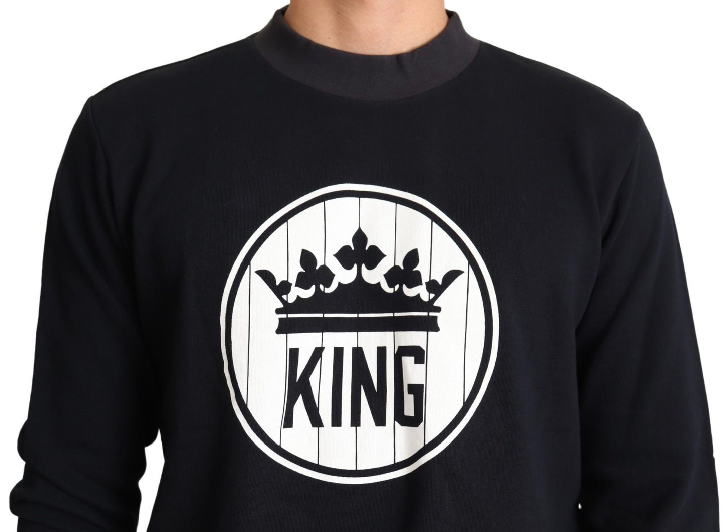 Dolce &amp; Gabbana Regal Crown Motive sweater med rund hals