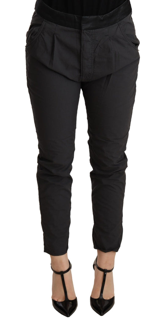 CYCLE Elegante slim fit skinny bukser med mellemtalje