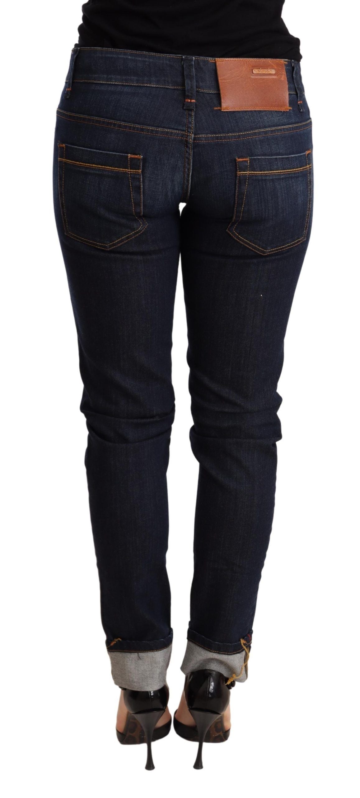 Acht Chic mørkeblå skinny jeans