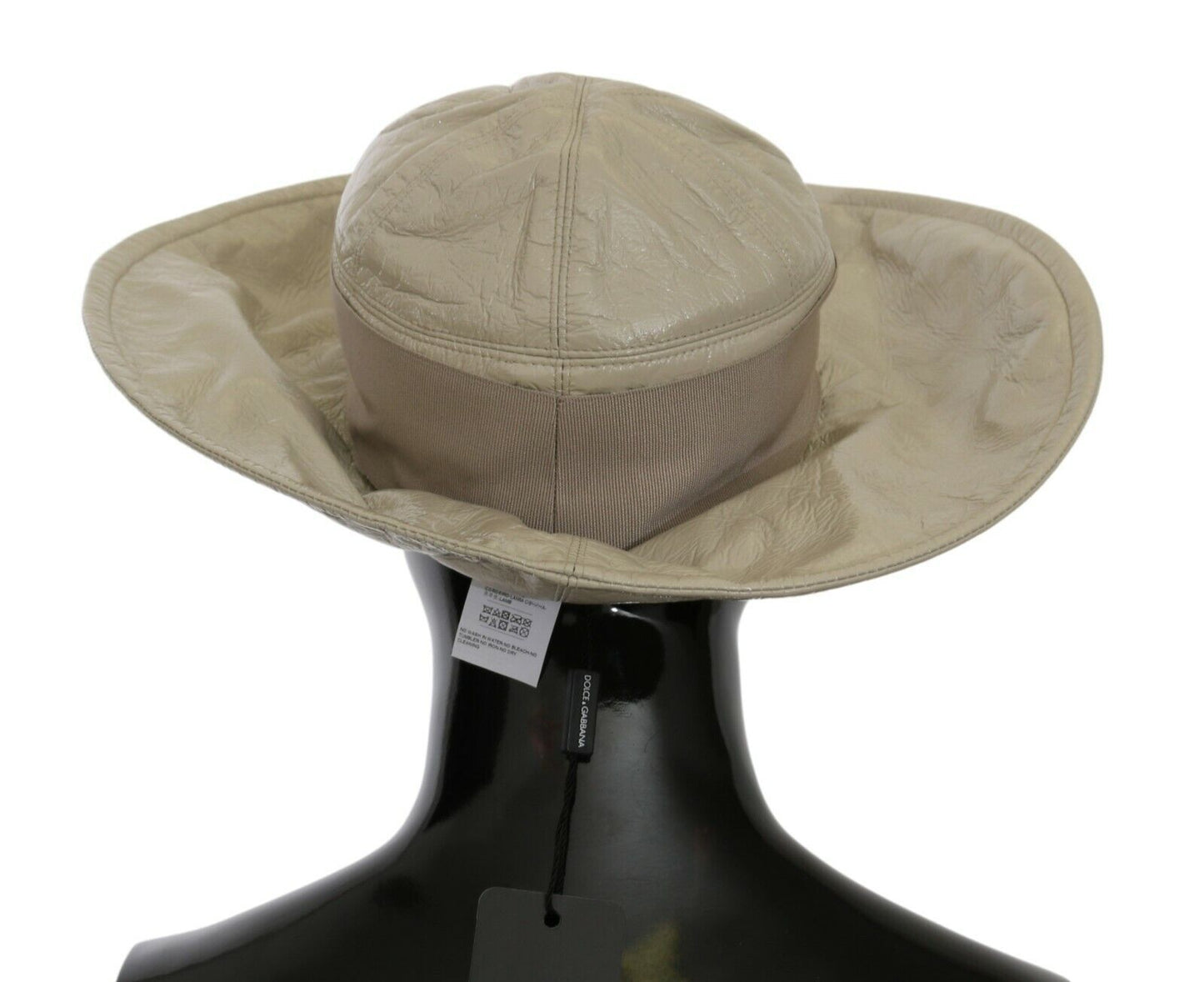 Dolce &amp; Gabbana Elegant Beige Panama Cap - Tidløst modetilbehør