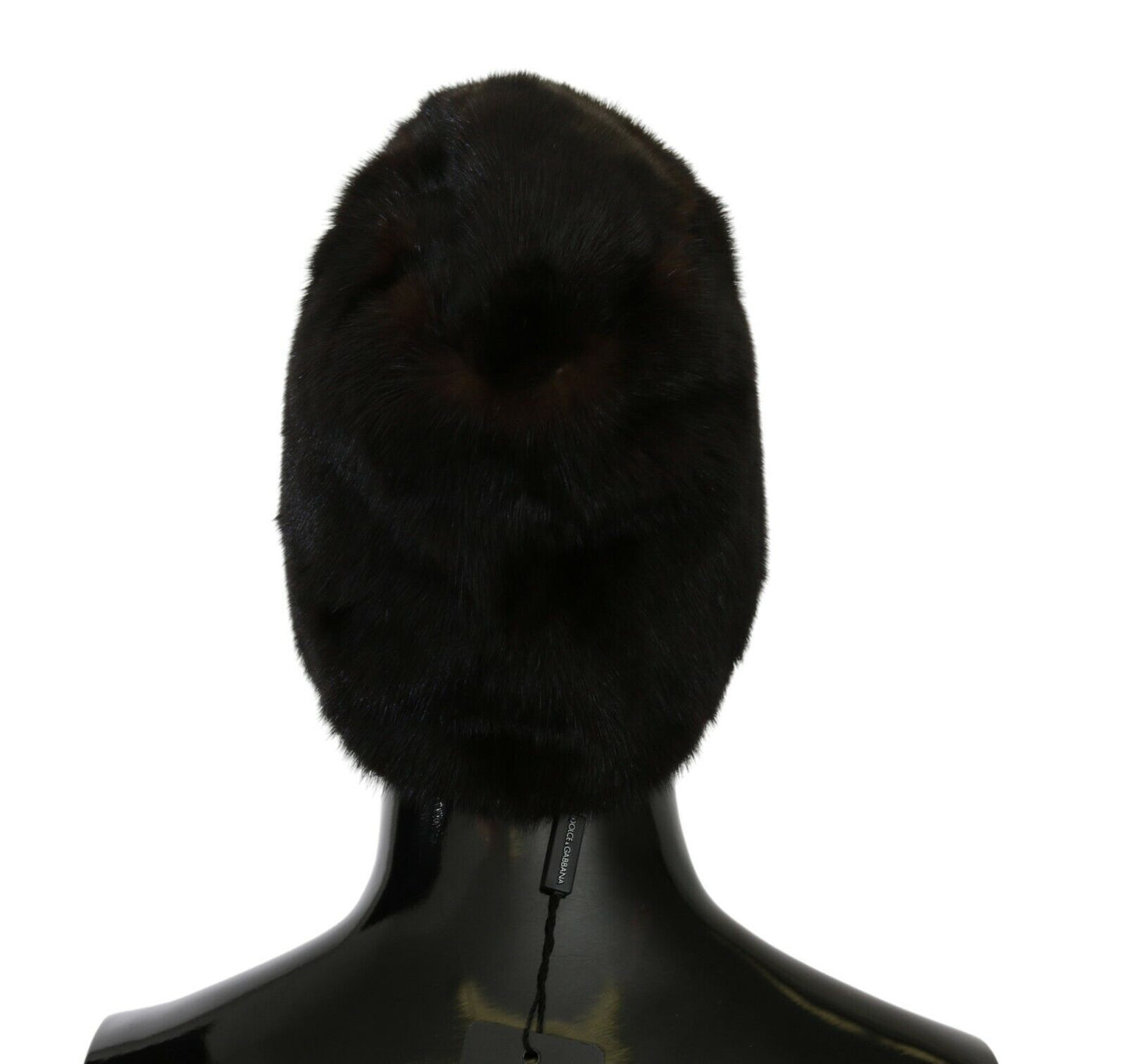 Dolce &amp; Gabbana Elegant Black Silk Beanie - Chic efterår/vinter tilbehør