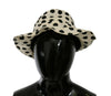 Dolce & Gabbana Chic Trilby Hat med sort polkaprikker