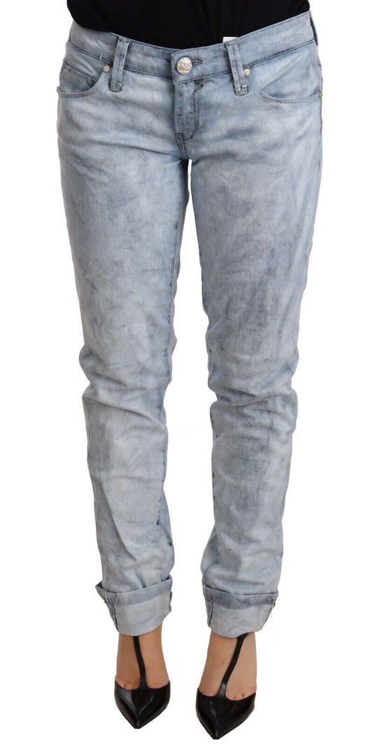 Acht Chic lyseblå Push Up denim jeans