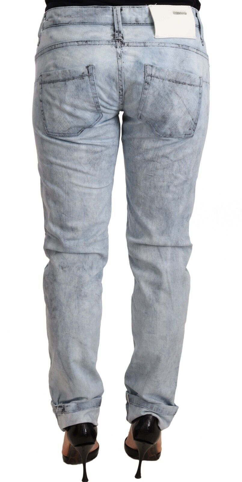 Acht Chic lyseblå Push Up denim jeans