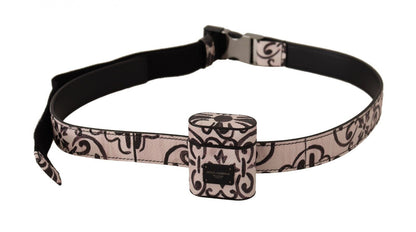 Dolce &amp; Gabbana Chic Monokrom Læderetui til Airpods