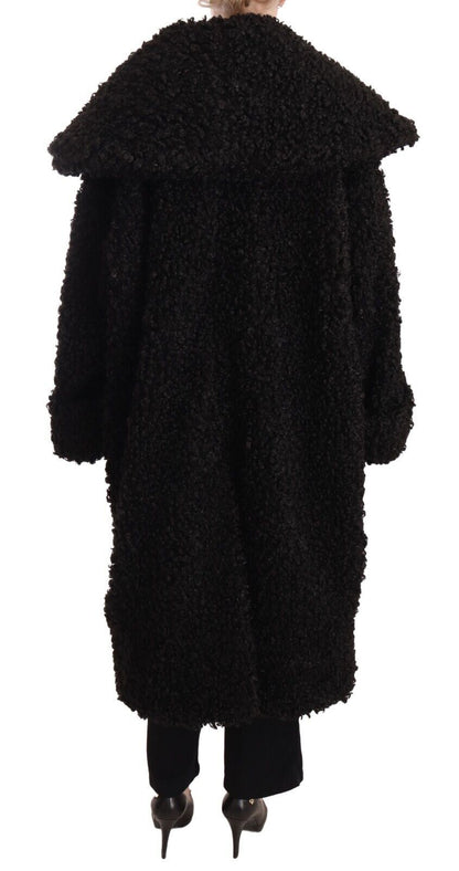 Dolce &amp; Gabbana Elegant Sort Pels Cape Trenchcoat