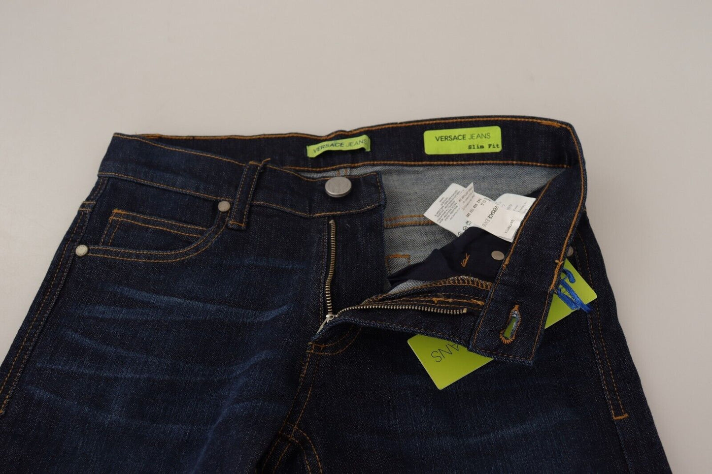 Versace Jeans Elegante skinny designerjeans med lav talje