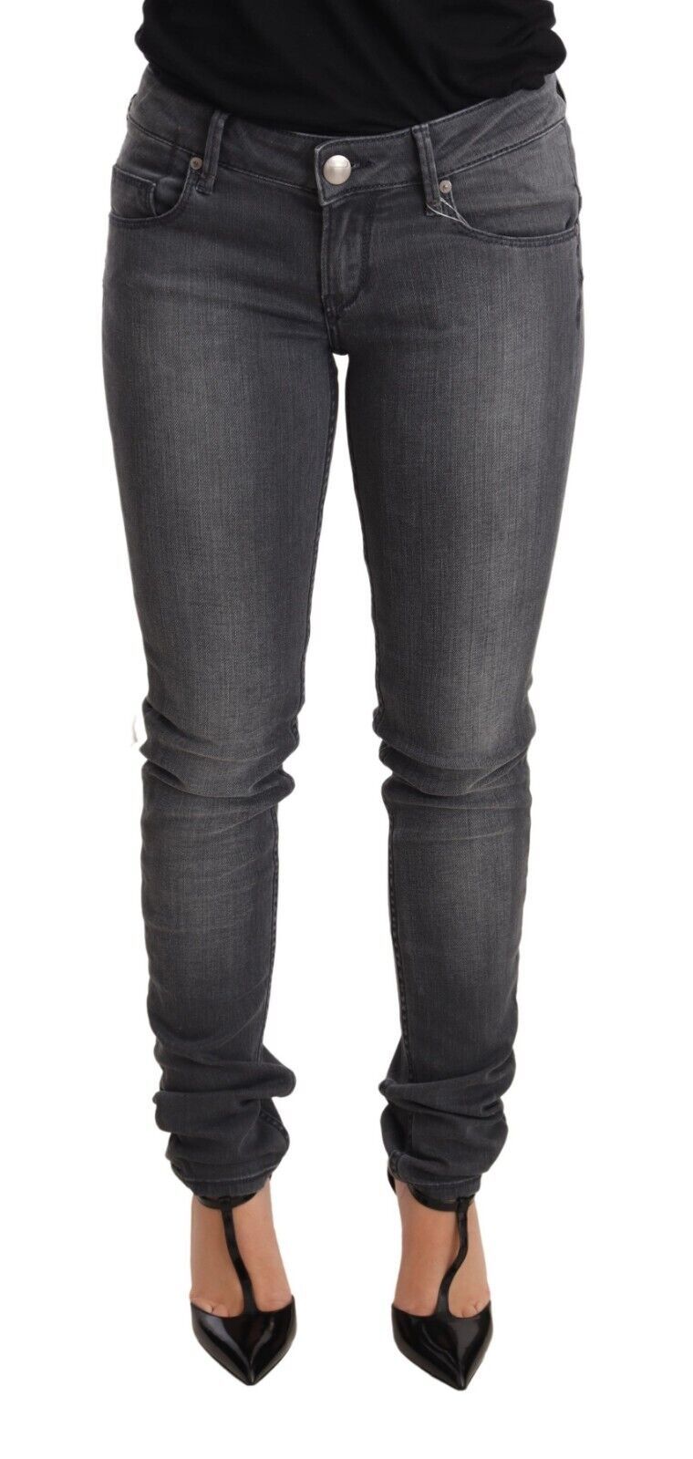 Chic Acht Skinny Denim med lav talje