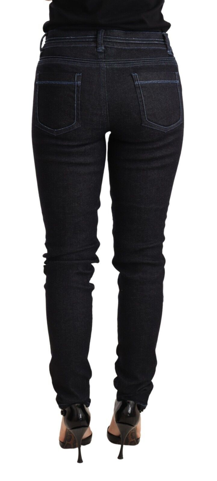 Acht slank lavtaljet skinny denim