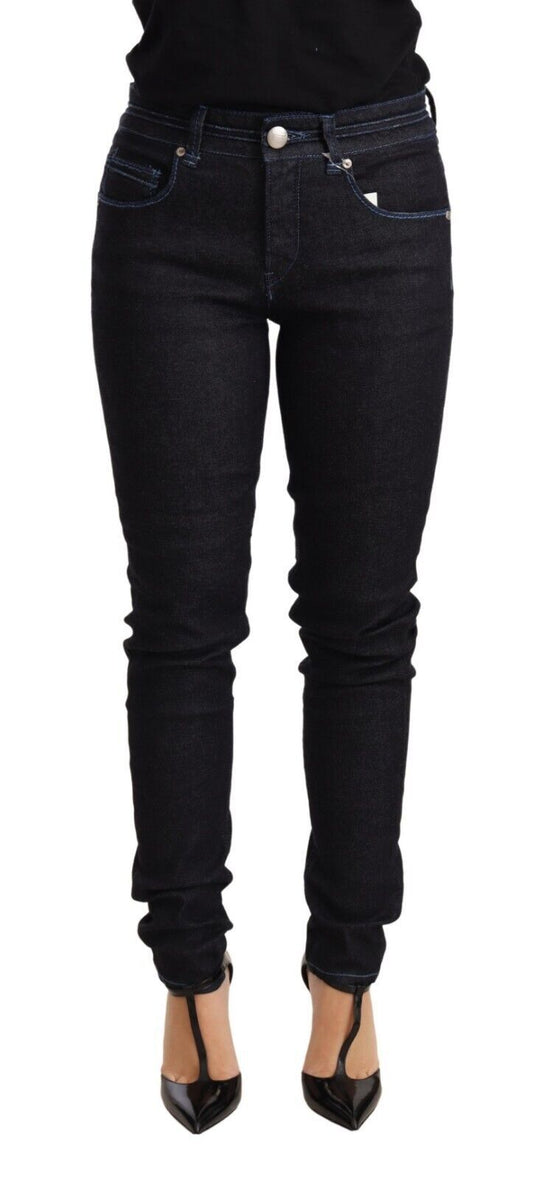 Acht slank lavtaljet skinny denim