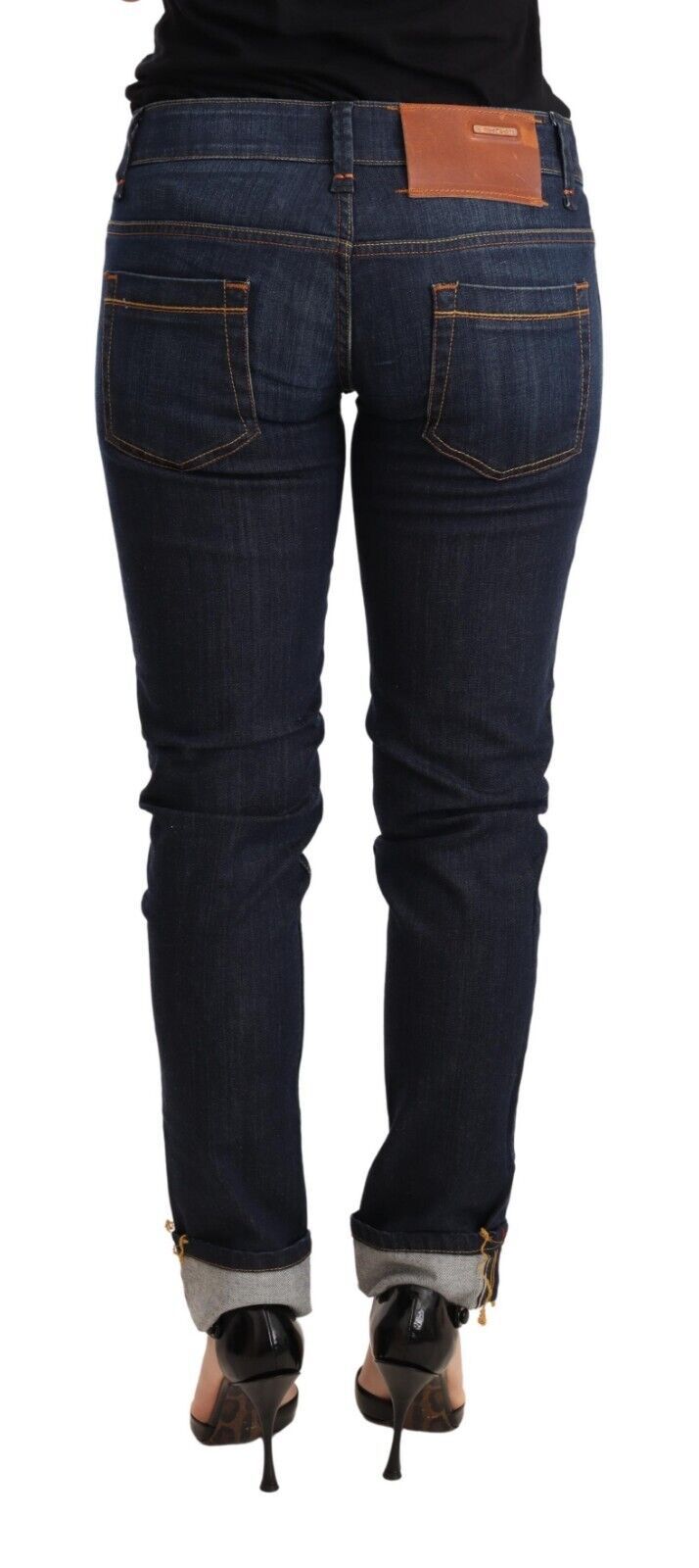 Acht Chic Skinny Denim med lav talje