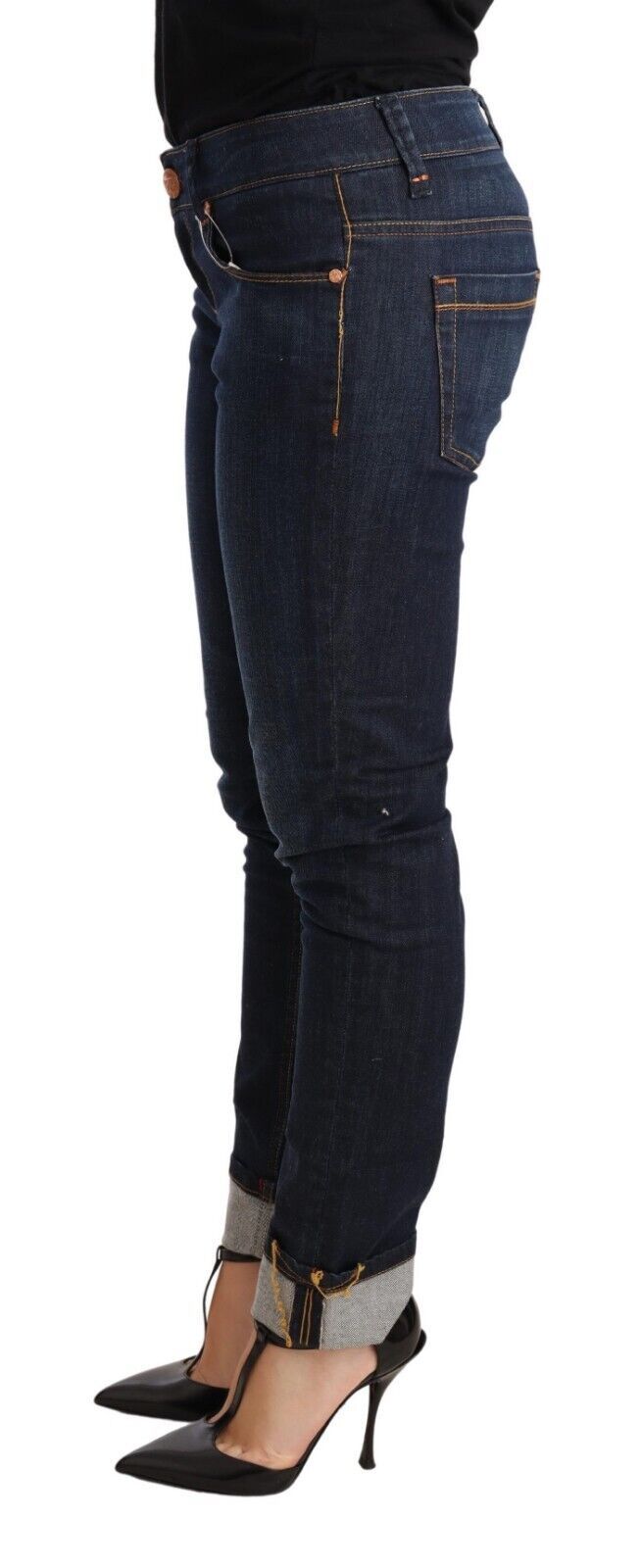 Acht Chic Skinny Denim med lav talje