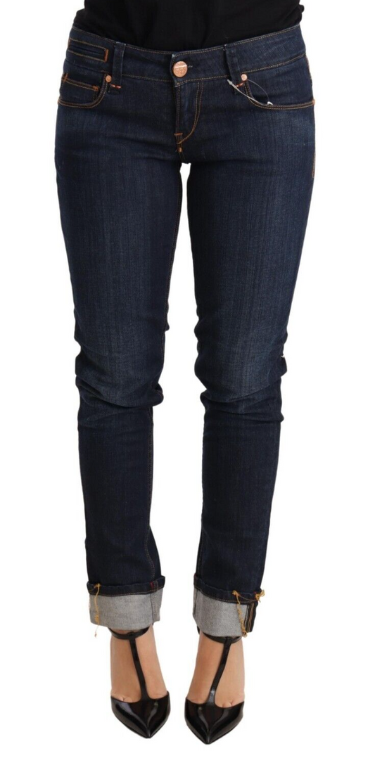 Acht Chic Skinny Denim med lav talje