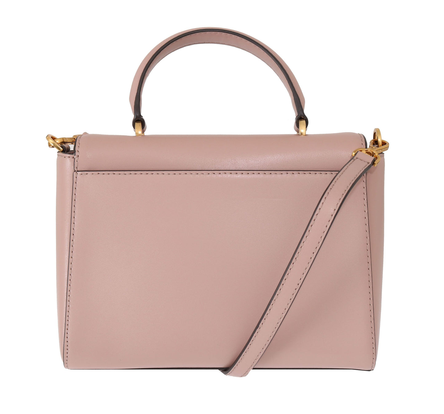 Michael Kors Elegant Pink Mindy Skuldertaske i læder