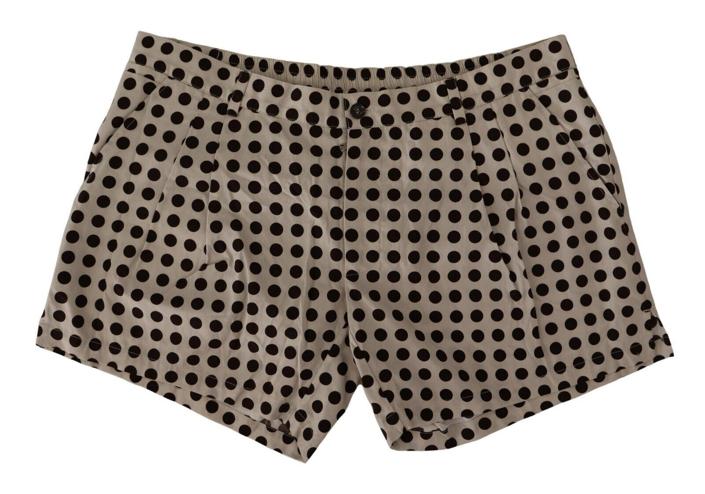 Dolce &amp; Gabbana elegante polkaprikkede bomuldsshorts