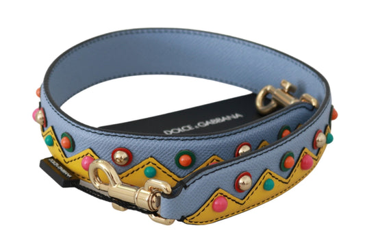 Dolce &amp; Gabbana Multicolor læder skulderrem tilbehør