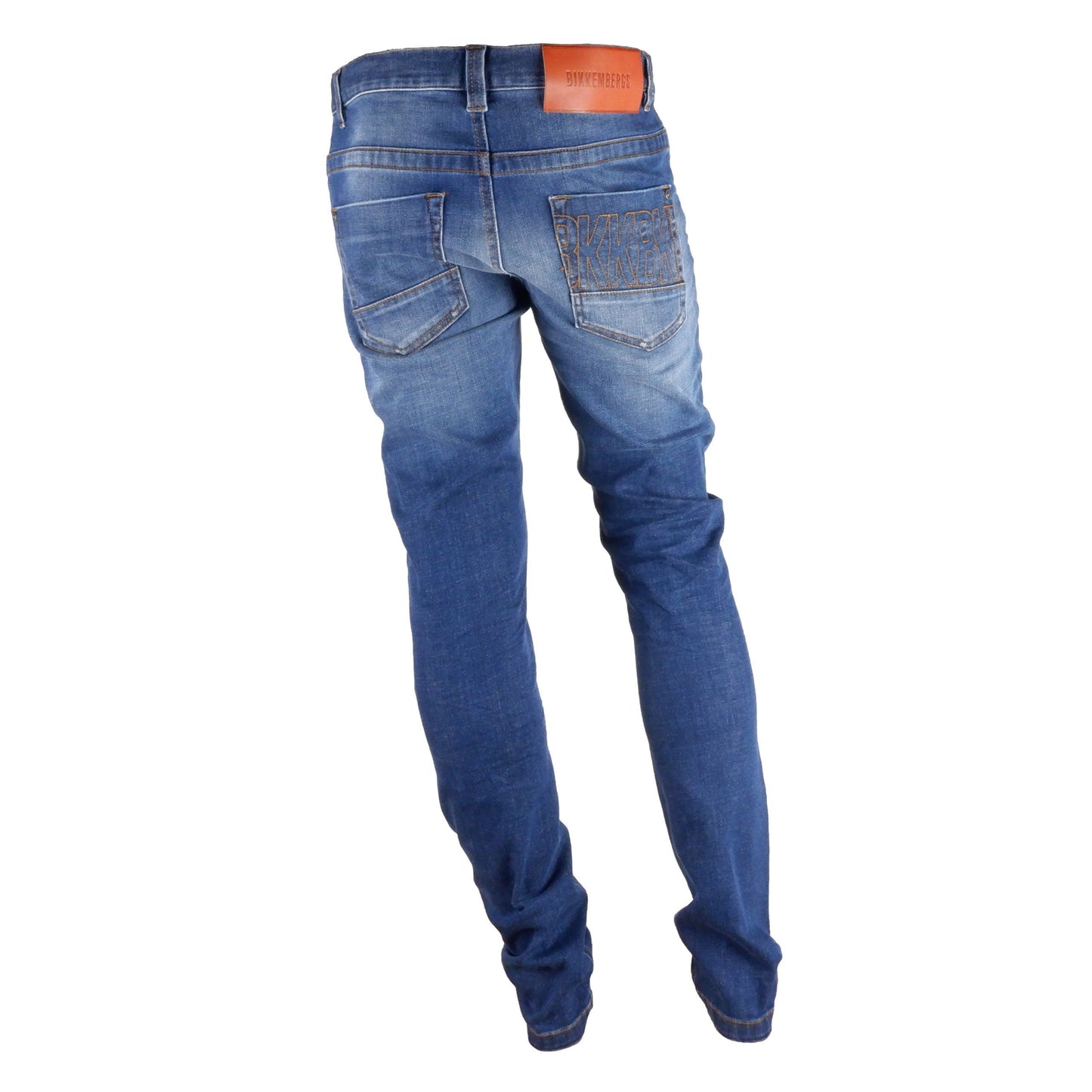 Bikkembergs slanke mørkeblå Regular Fit-jeans