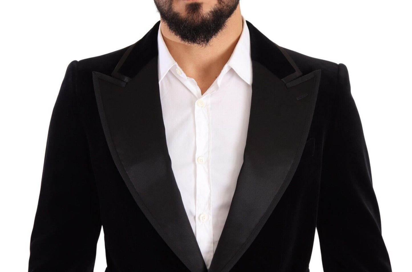 Dolce &amp; Gabbana Elegant Single Breasted Velvet Blazer