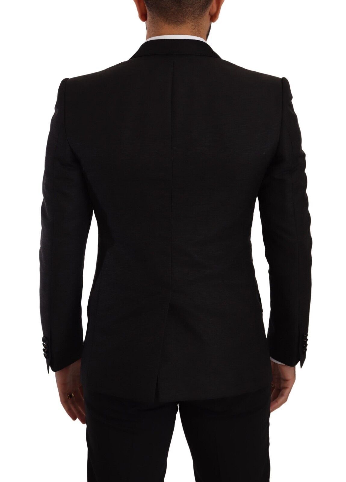 Dolce &amp; Gabbana Sicilia Slim Fit Black Suit Ensemble