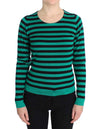 Dolce & Gabbana Elegant stribet Cashmere Silke Sweater