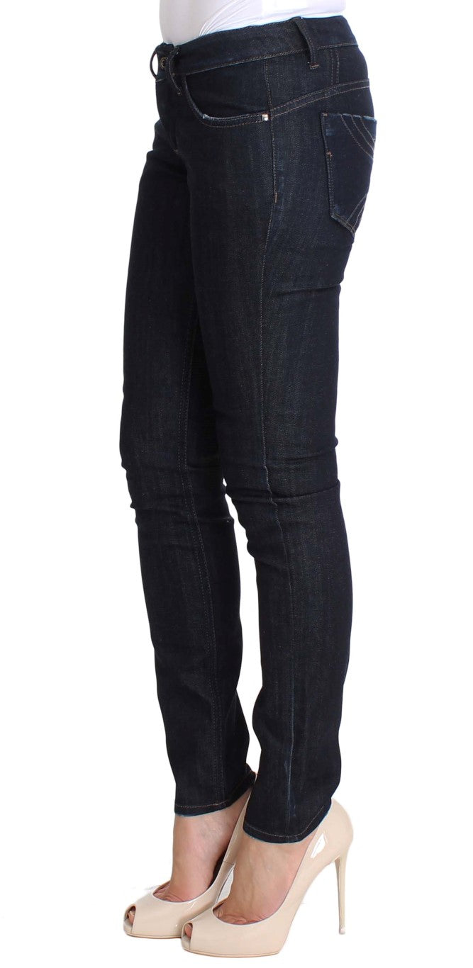 Kostume National Chic Slim Fit Skinny Blue Jeans