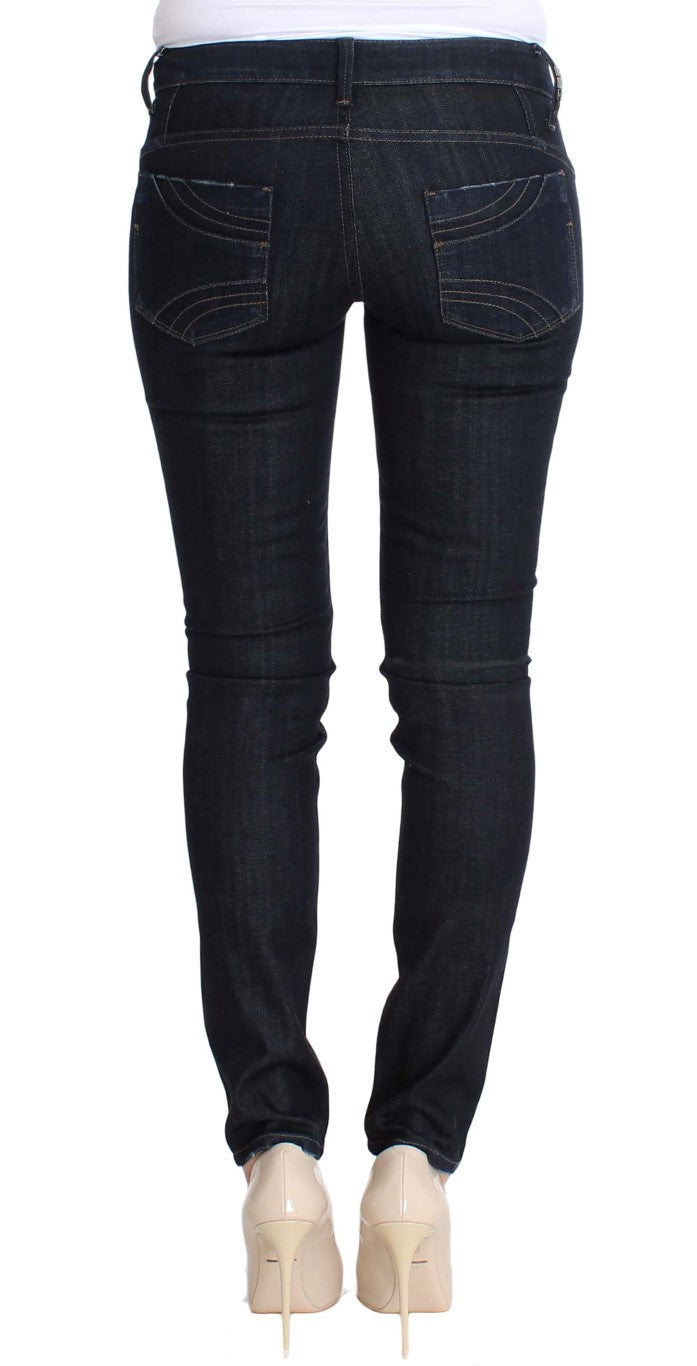 Kostume National Chic Slim Fit Skinny Blue Jeans