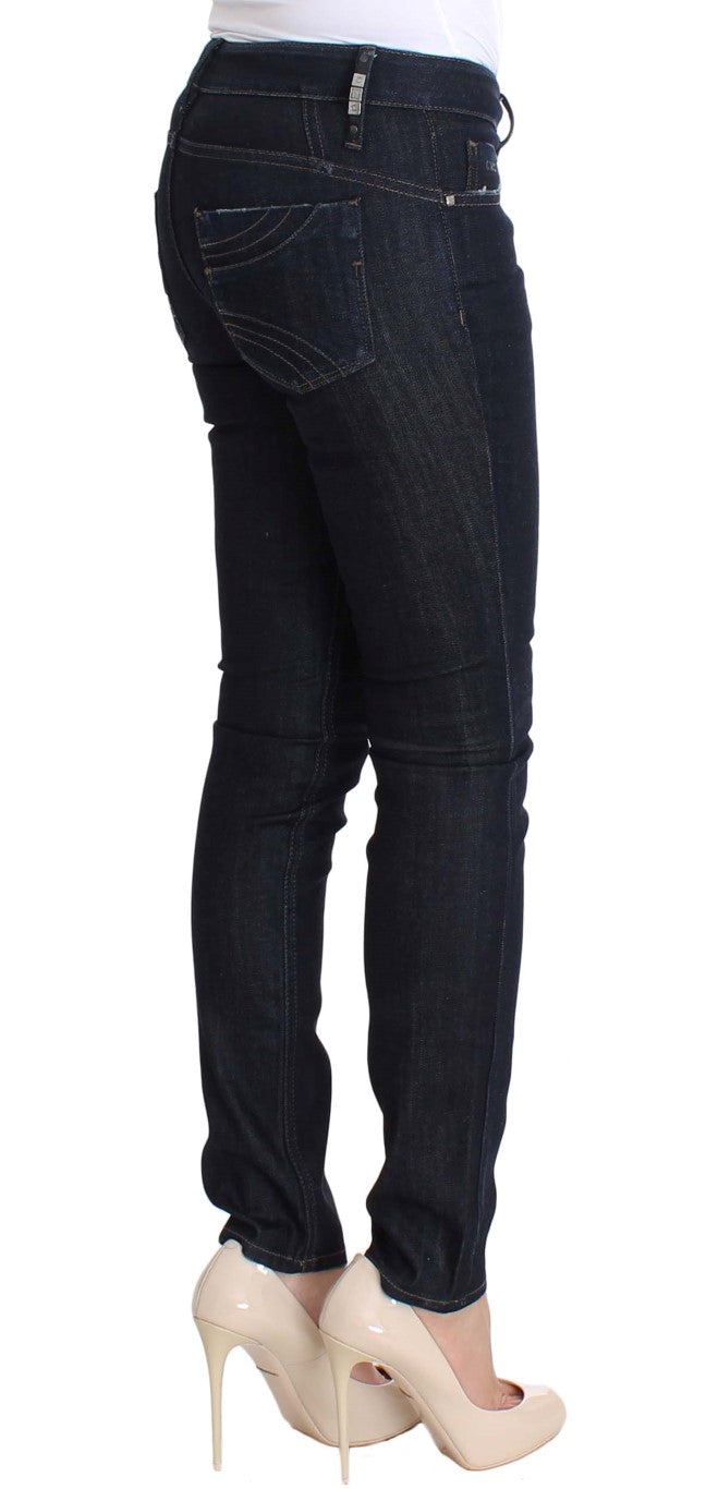 Kostume National Chic Slim Fit Skinny Blue Jeans