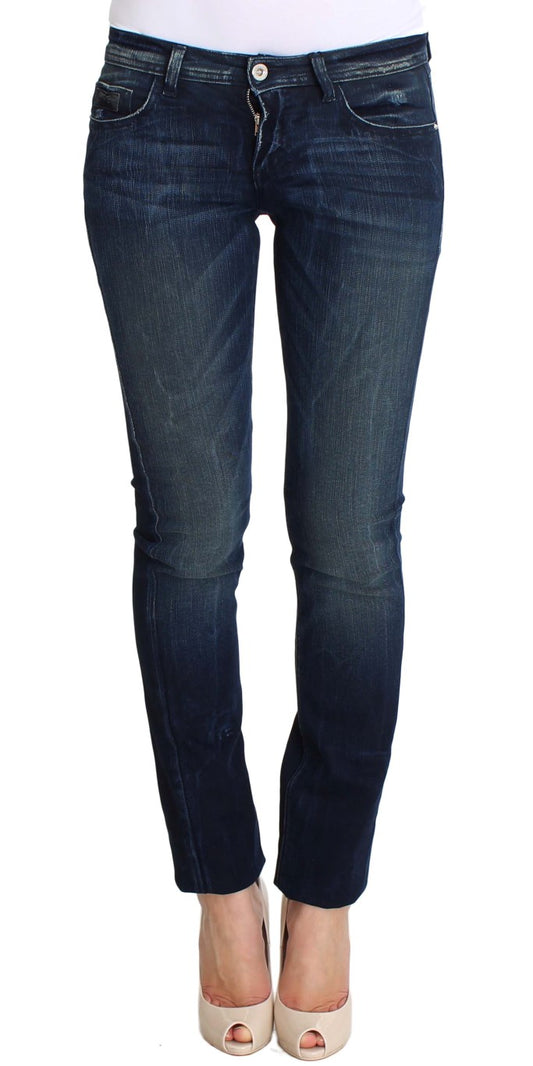 Kostume National Chic Slim Fit Skinny Blue Jeans