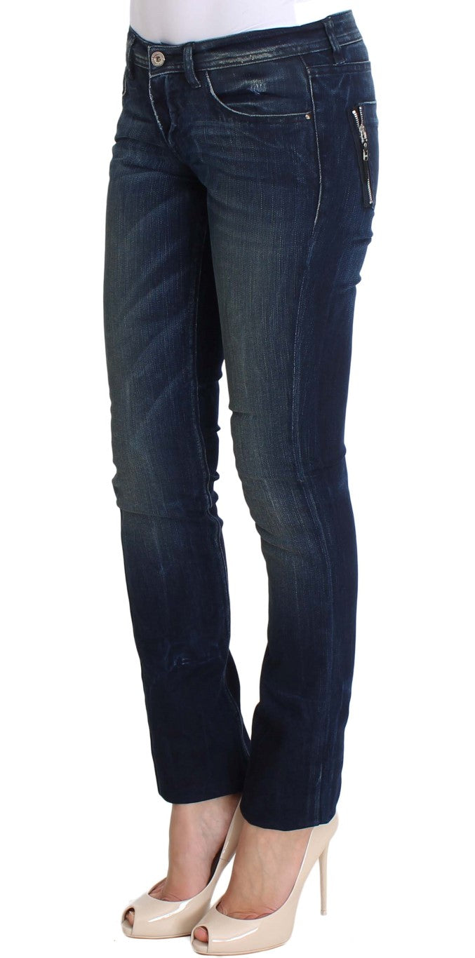 Kostume National Chic Slim Fit Skinny Blue Jeans