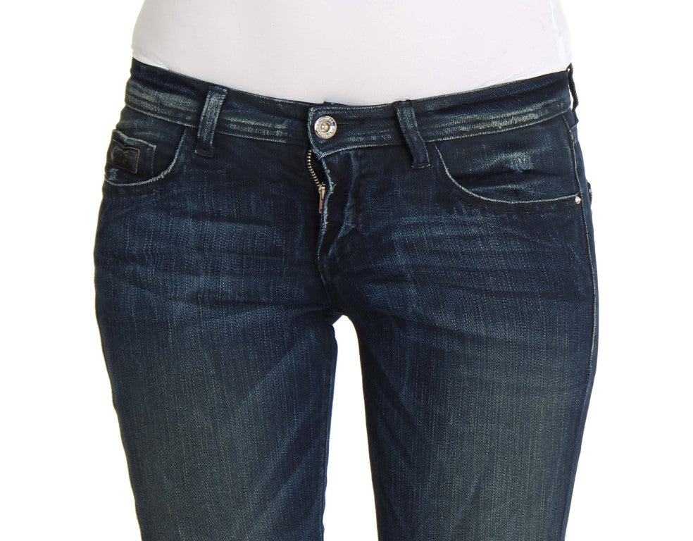 Kostume National Chic Slim Fit Skinny Blue Jeans