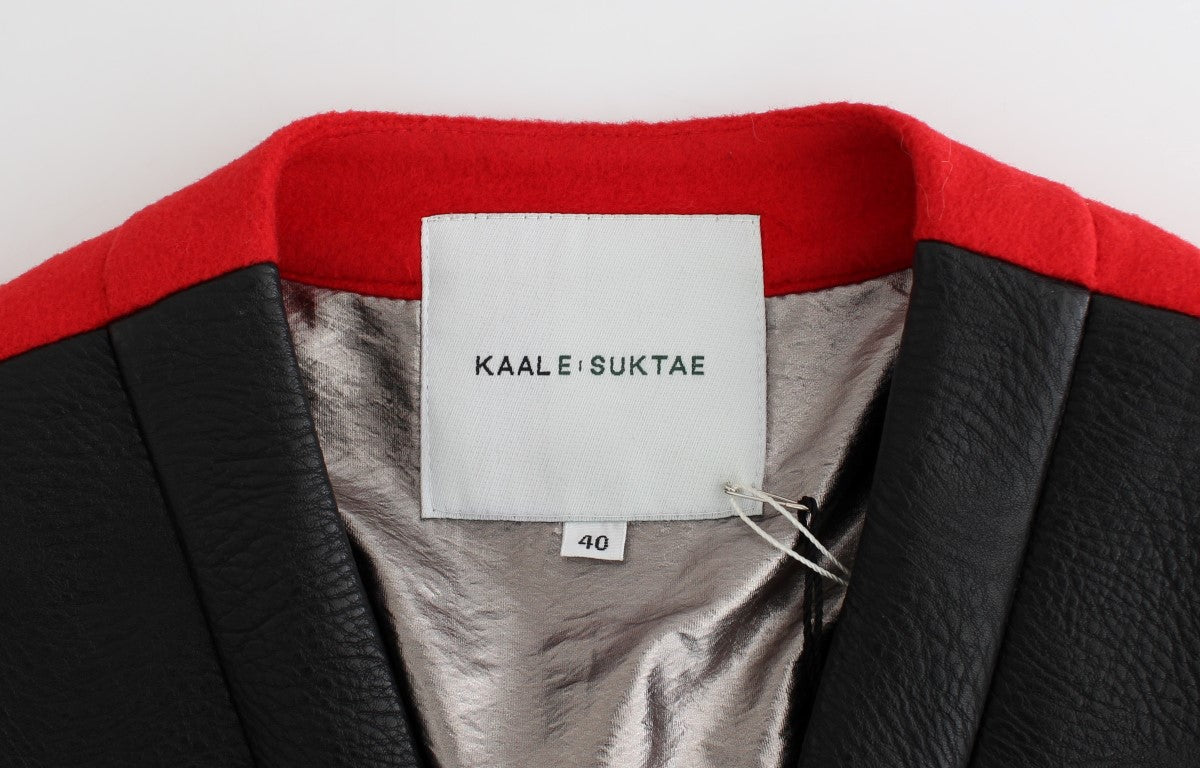 KAALE SUKTAE Elegant cropped artisan jakke