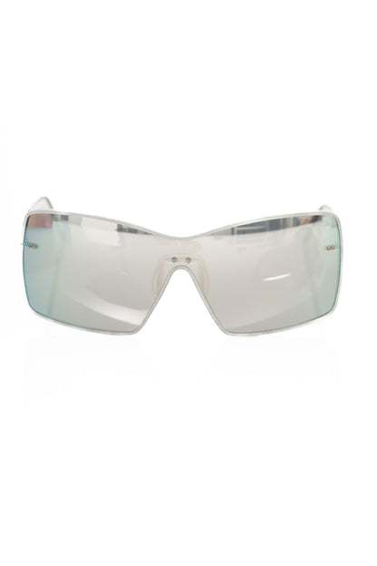 Frankie Morello Silver Metallic Women Sunglass