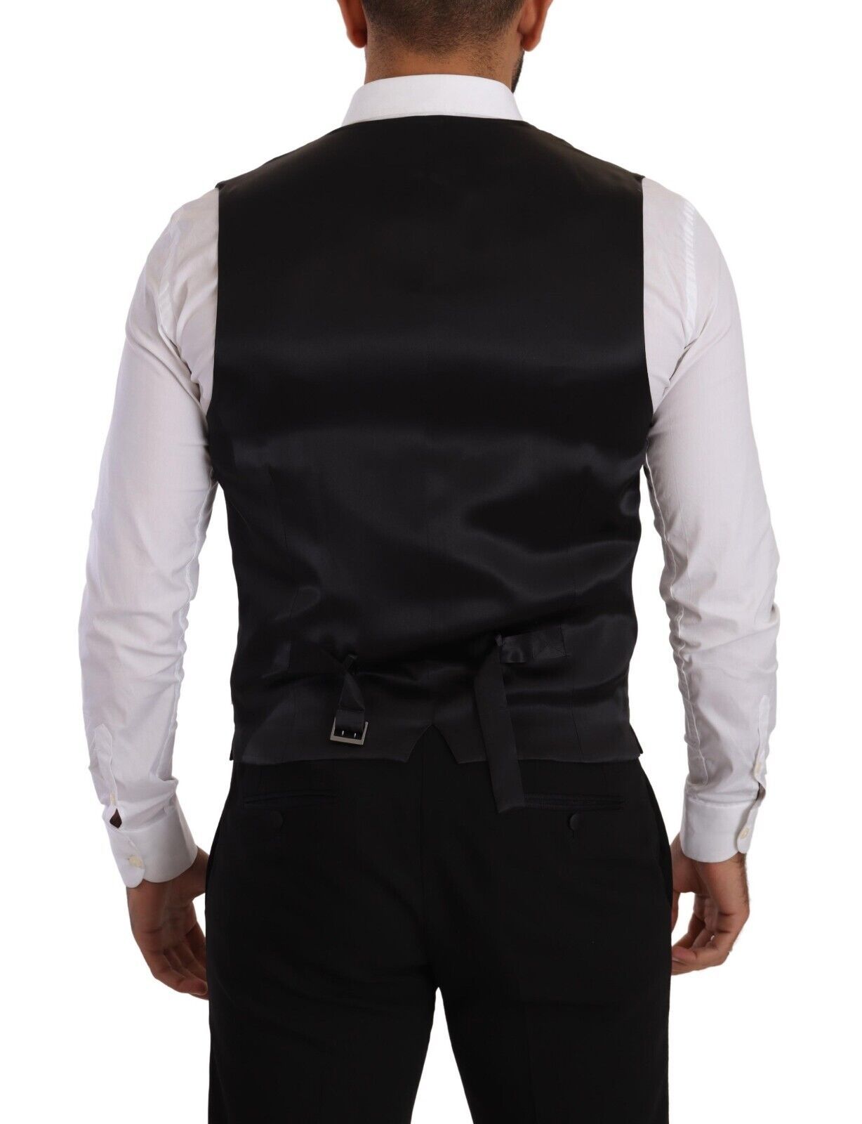 Dolce &amp; Gabbana Elegant stribet vest for formel kjole